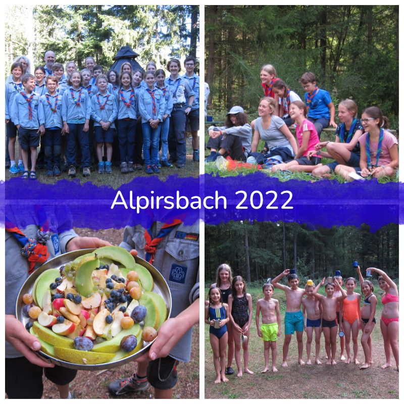 Alpirsbach 2022 Sommerlager Collage
